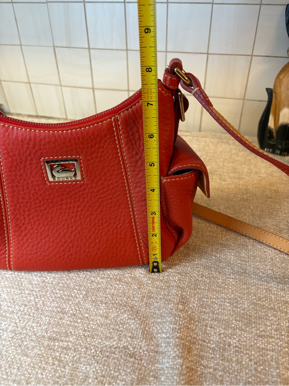 Dooney & Bourke Pebbled Leather Crossbody with Gold-Tone Hardware - Picture 16 of 16